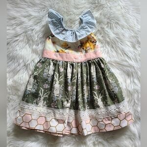 Matilda Jane Platinum Bunny Dress Sz 4